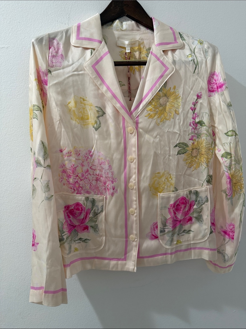 Loveshackfancy Renetta top xxs sunlit rose